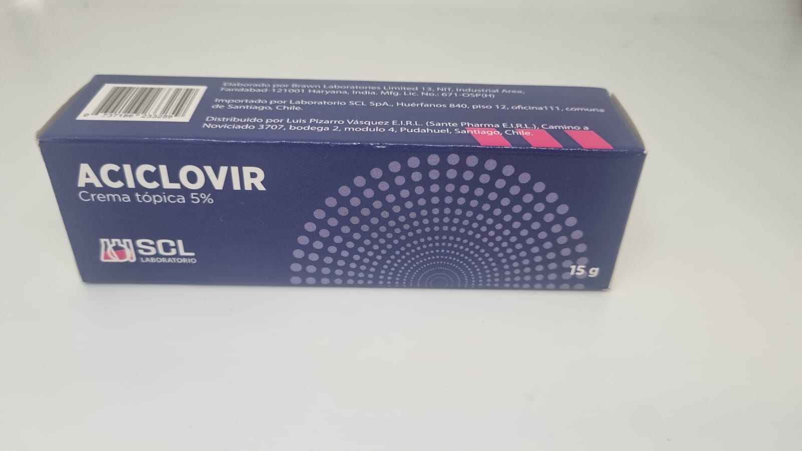 Aciclovir 15 g x 5% SCL